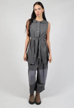 Ewa I Walla Tops^Anisa Vest in Grey