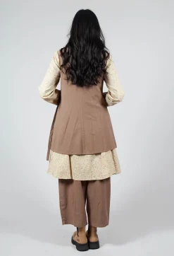 Ewa I Walla Tops^Anisa Vest in Walnut