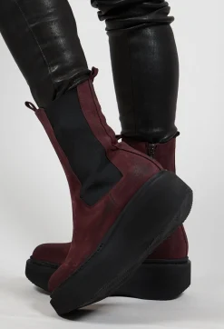 Lofina Boots^Ankle Boots with Platform Sole in London Old Purple