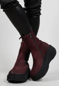Lofina Boots^Ankle Boots with Platform Sole in London Old Purple