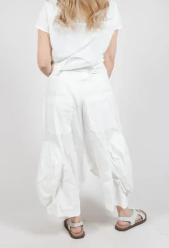 Rundholz Mainline Trousers^Ankle Cropped Pull On Trousers in Starwhite