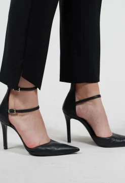 Nostra Santissima Heels^Ankle Strap Heels in Black