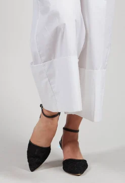 Malloni Heels^Ankle Strap Shoes in Nero + Nero