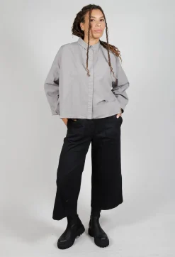 Aequamente Trousers^Ankle Wide Leg Trousers in Black