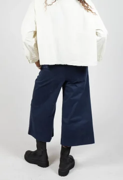 Aequamente Trousers^Ankle Wide Leg Trousers in Abiss