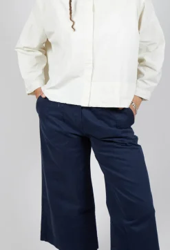 Aequamente Trousers^Ankle Wide Leg Trousers in Abiss