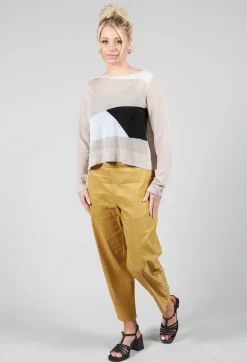 Sarah Pacini Jumpers^Art Deco Jumper in Mastic