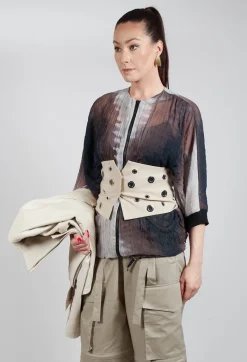 Ixos Belts^Asymmetric Belt in Sabbia