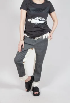 Rundholz Mainline Trousers^Asymmetric Belt Loop Trouser in Asteroid Paint