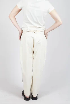 Rundholz Mainline Trousers^Asymmetric Belt Loop Trouser in Black Paint