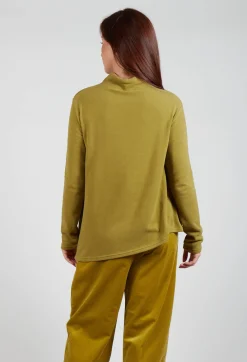 Operificio Neirami Shirts & Blouses^Asymmetric Jumper in Oliva