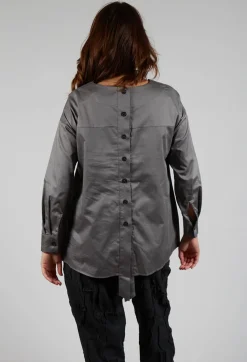 Bize Tops^Asymmetric Shirt in Taupe