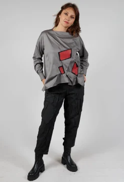Bize Tops^Asymmetric Shirt in Taupe