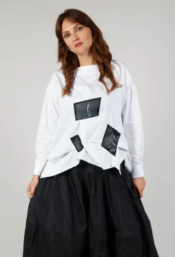 Bize Tops^Asymmetric Shirt in White