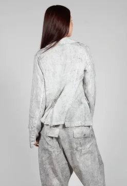 Pal Offner Jackets^Asymmetric Short Jacket in Dark Marble