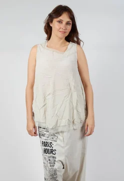 Rundholz Dip Tops^Asymmetrical A-Line Blouse in Eraser