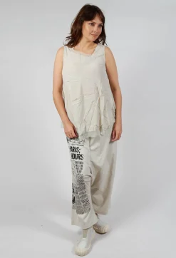 Rundholz Dip Tops^Asymmetrical A-Line Blouse in Eraser