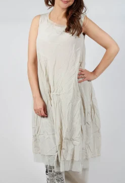 Rundholz Dip Dresses^Asymmetrical A-Line Dress in Eraser