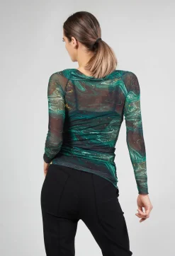 Xenia Design Shirts & Blouses^Atik Shirt in Black Dark Green