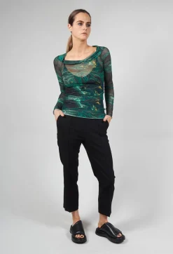 Xenia Design Shirts & Blouses^Atik Shirt in Black Dark Green