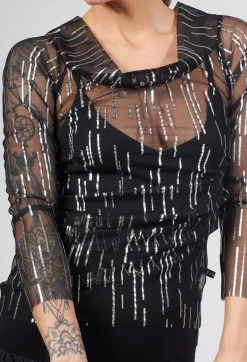 Xenia Design Shirts & Blouses^Atik Shirt in Black Silver