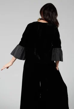 Bianco Levrin Jackets^Audrey Coat in Black
