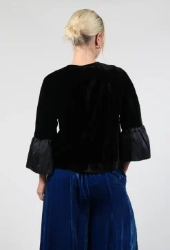 Bianco Levrin Jackets^Audrey Coat in Black