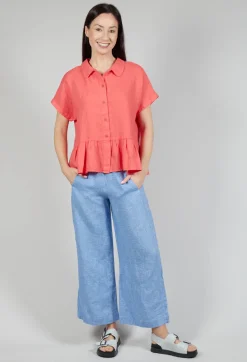 Mes Soeurs u0026 Moi Tops^Autruche Top in Nectarine
