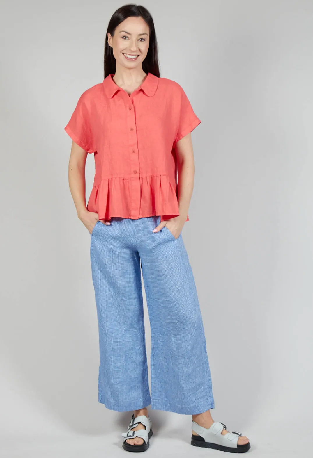 Mes Soeurs u0026 Moi Tops^Autruche Top in Nectarine