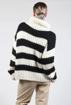 Fringe Knitwear|Jumpers^Ava Sweater in Black and White
