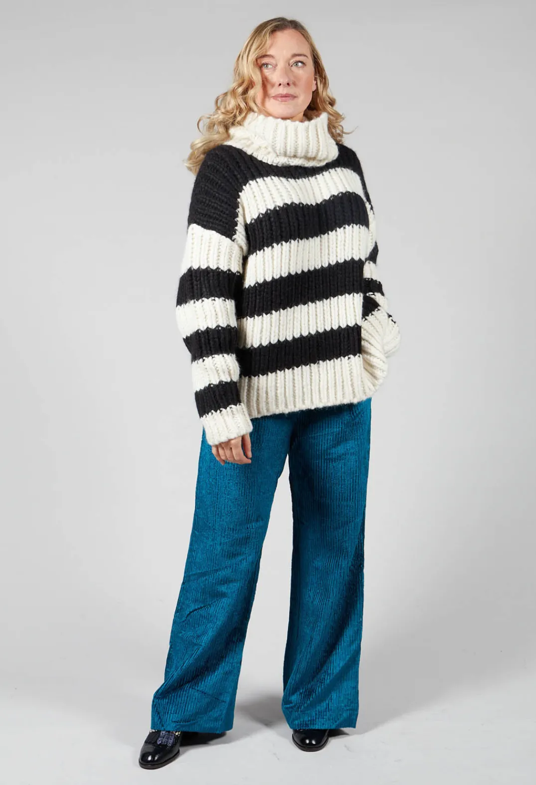 Fringe Knitwear|Jumpers^Ava Sweater in Black and White