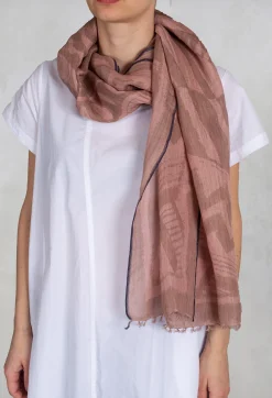 Moismont Scarves^Aztec Scarf in Soft Pink