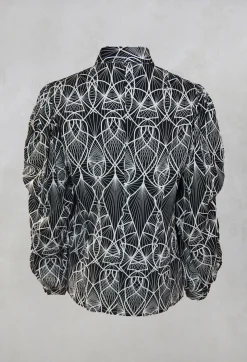 Oblique Creations Shirts & Blouses^Aztec Shirt in Black