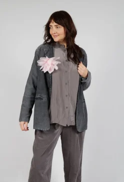 Amici Jackets^Backless Jacket in Pewter