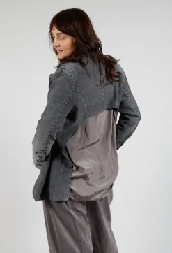 Amici Jackets^Backless Jacket in Pewter