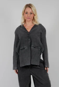 Amici Jackets^Backless Jacket in Pewter