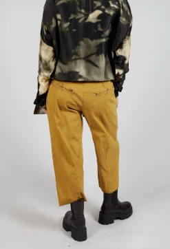Masnada Trousers^Baggy Les Trousers in Ocra