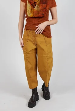 Masnada Trousers^Baggy Les Trousers in Tumeric