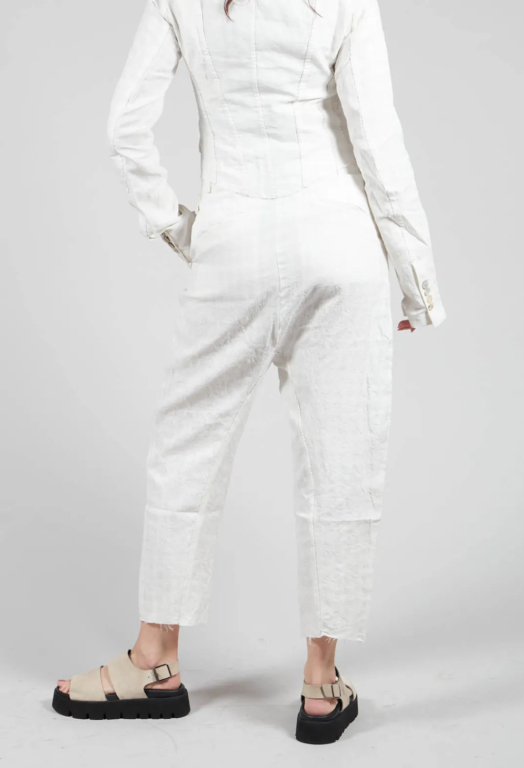 Masnada Trousers^Baggy Trousers in Chalk