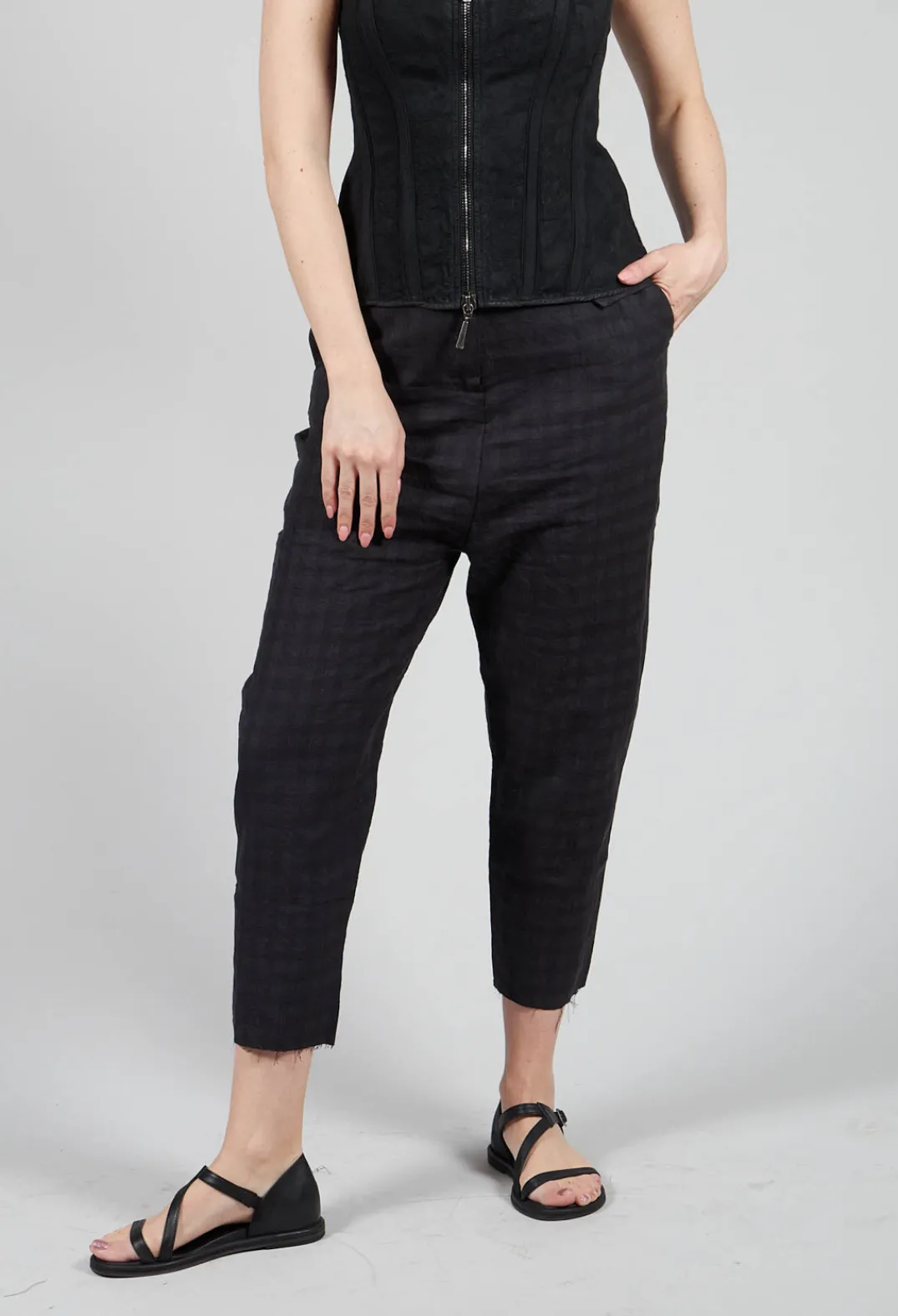 Masnada Trousers^Baggy Trousers in Coal
