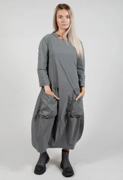 Rundholz Black Label Dresses^Balloon Hem Utility Dress in Rock