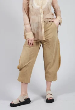 Masnada Trousers^Balloon Leg Culottes in Khaki