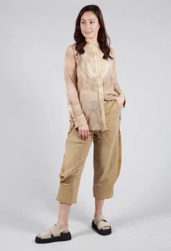 Masnada Trousers^Balloon Leg Culottes in Khaki