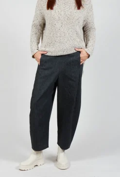 Operificio Neirami Trousers^Balloon Leg Jeans in Nero
