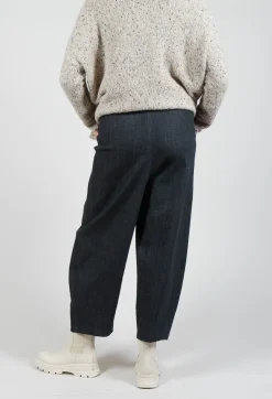 Operificio Neirami Trousers^Balloon Leg Jeans in Nero