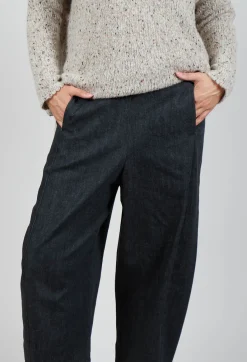 Operificio Neirami Trousers^Balloon Leg Jeans in Nero