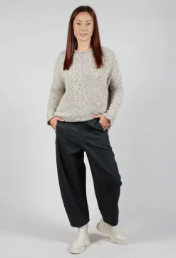 Operificio Neirami Trousers^Balloon Leg Jeans in Nero
