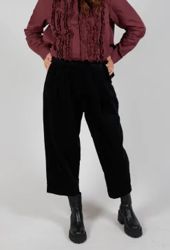 Amici Trousers^Balloon Leg Trousers in Black