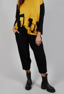 Bread and Butter Trousers^Balloon Leg Trousers in Black