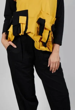 Bread and Butter Trousers^Balloon Leg Trousers in Black